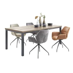 Eettafel Hevano eikenhout 220x100 cm rechthoekig Woonseries|Eettafel