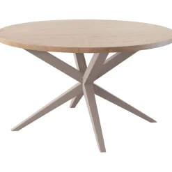 Clearance Eettafel Mascaro 130 cm rond misty oak Woonseries|Eettafel