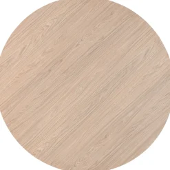 Clearance Eettafel Mascaro 130 cm rond misty oak Woonseries|Eettafel