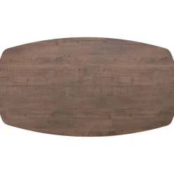 Hot Eettafel Mascaro 190x102 cm Deens ovaal dark mango Woonseries|Eettafel