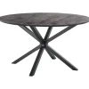 Best Eettafel Piastra 140 rond zwart Woonseries|Eettafel