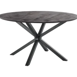 Best Eettafel Piastra 140 rond zwart Woonseries|Eettafel
