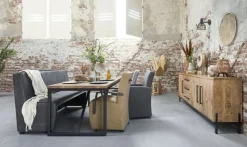 Sale Eettafel Ricardi 190x90 cm rechthoekig mango Woonseries|Eettafel