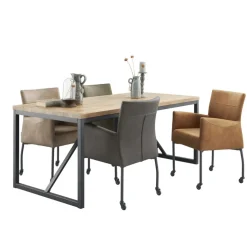 Sale Eettafel Ricardi 190x90 cm rechthoekig mango Woonseries|Eettafel