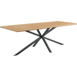 New Eettafel Romaro teakhout 160x90 cm rechthoekig mix rough Woonseries|Eettafel
