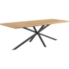Eettafel Romaro teakhout 280x105 cm rechthoekig mix rough Woonseries|Eettafel