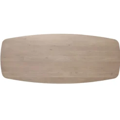 Hot Eettafel Tavolo eikenhout 240x100 cm Deens ovaal lichtbruin Woonseries|Eettafel