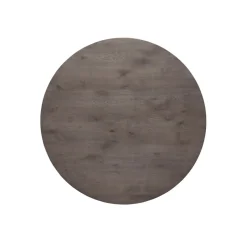 Best Eettafel Tavolo eikenhout 140 cm rond grafiet Woonseries|Eettafel