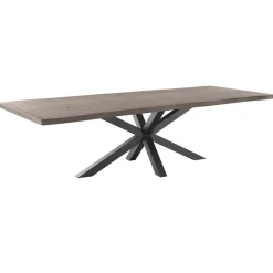 New Eettafel Tavolo eikenhout 280x110 cm rechthoekig grijs Woonseries|Eettafel