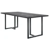 Online Eettafel Vinito 190x95 eiken fineer zwart Eettafel|Woonseries