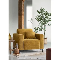 Clearance Fauteuil Alpa polyether zitting gold Standaard Fauteuil