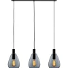 New Hanglamp Felinio smoke glas 3-lichts Hanglamp