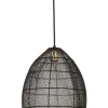 Sale Hanglamp Marola zwart goud 37x30 cm Hanglamp