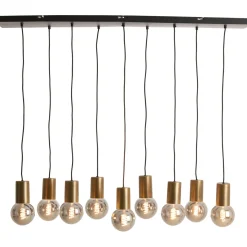 Hot Hanglamp Trecate ruw antiek brons 9-lichts Hanglamp