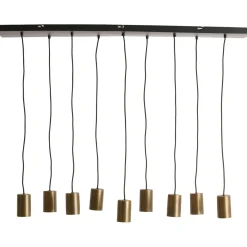 Hot Hanglamp Trecate ruw antiek brons 9-lichts Hanglamp