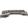 Outlet Hoekbank Aziri pocket visco zitting excellent rug taupe Hoekbank