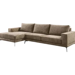 Hot Hoekbank links Andelo bruin premium comfort Hoekbank