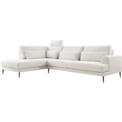 Best Hoekbank links Ansio HR-visco zitting beige Hoekbank