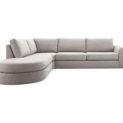 Discount Hoekbank links Arnad HR koudschuim grijs Hoekbank