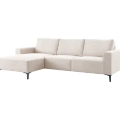 Online Hoekbank Links Fabria polyetherschuim beige Hoekbank
