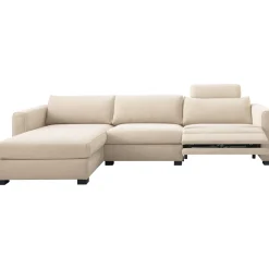Hot Hoekbank links Licato naturel relaxfunctie premium comfort Hoekbank