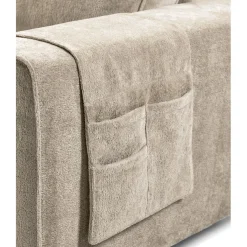 Hoekbank links Licato taupe relaxfunctie excellent comfort Hoekbank