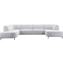 New Hoekbank links Pantini lichtgrijs excellent comfort Hoekbank