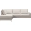 Hot Hoekbank links Portona ecru premium comfort Hoekbank