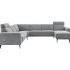 New Hoekbank links Puento gerecycled polyether HR-zitting grijs Hoekbank