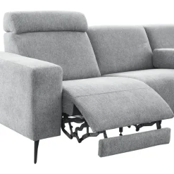 New Hoekbank links Puento gerecycled polyether HR-zitting grijs Hoekbank
