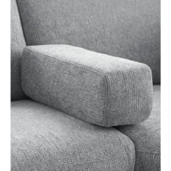 New Hoekbank links Puento gerecycled polyether HR-zitting grijs Hoekbank