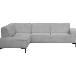 Online Hoekbank links Riccione lichtgrijs basic comfort Hoekbank
