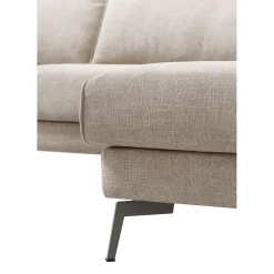 Hot Hoekbank Linoza naturel relaxfunctie links premium comfort Hoekbank