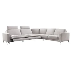 Sale Hoekbank Moscato bonell HR-schuim zitting lichtgrijs Hoekbank