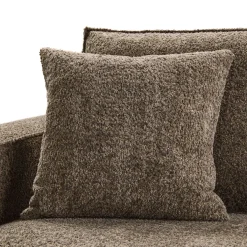 Outlet Hoekbank rechts Andelo bruin premium comfort Hoekbank