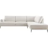 Sale Hoekbank rechts Ansio HR-visco zitting beige Hoekbank
