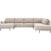 Outlet Hoekbank rechts Aziri ecru supreme comfort Hoekbank