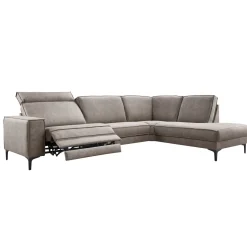 Clearance Hoekbank rechts Barrio bruin relaxfunctie excellent comfort Hoekbank
