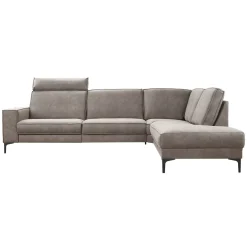 Clearance Hoekbank rechts Barrio bruin relaxfunctie excellent comfort Hoekbank