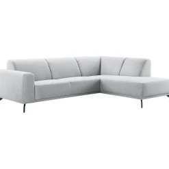 New Hoekbank rechts Bellanti lichtgrijs premium comfort Hoekbank