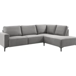 Hoekbank rechts Fabria polyetherschuim grijs Hoekbank
