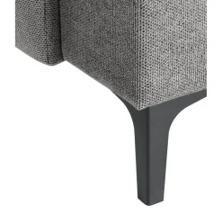 Hoekbank rechts Fabria polyetherschuim grijs Hoekbank
