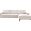 Best Hoekbank rechts Fabria polyetherschuim beige Hoekbank