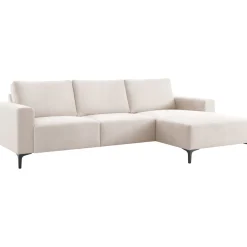 Best Hoekbank rechts Fabria polyetherschuim beige Hoekbank