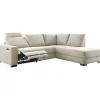 Outlet Hoekbank rechts Florance HR koudschuim zandbeige relaxfunctie Hoekbank
