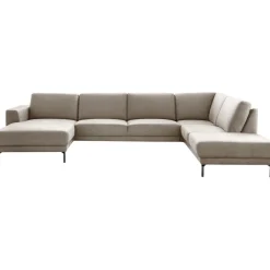Online Hoekbank rechts Moscato traagschuim beige relaxfunctie Hoekbank