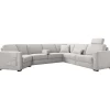 New Hoekbank rechts Muscolo grijs relaxfunctie premium comfort Hoekbank