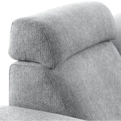 Best Hoekbank rechts Puento gerecycled polyether HR-zitting grijs Hoekbank