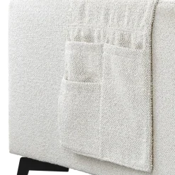Clearance Hoekbank Tusari HR-schuim zitting beige verstelbare zitdiepte Hoekbank