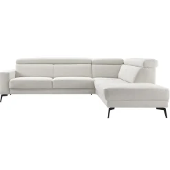 Discount Hoekbank Tusari pocket visco zitting beige verstelbare zitdiepte Hoekbank